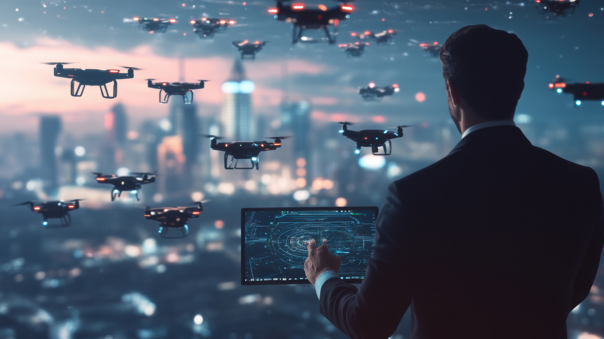 Enhancing Large-Scale Monitoring Efficiency with Swarm Drone Systems in Modern Infrastructure